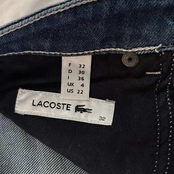Lacoste jeans slim fit size 22 - Picture 3 of 8